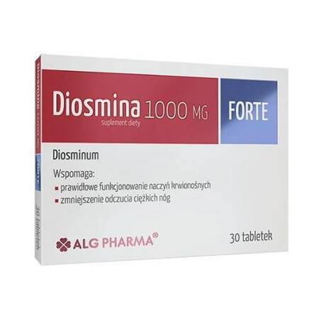 ALG PHARMA Diosmina 1000mg Forte 30 tablets.