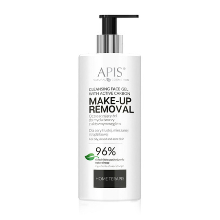 Apis Cleansing Face Wash Gel with Active Charcoal 300ml