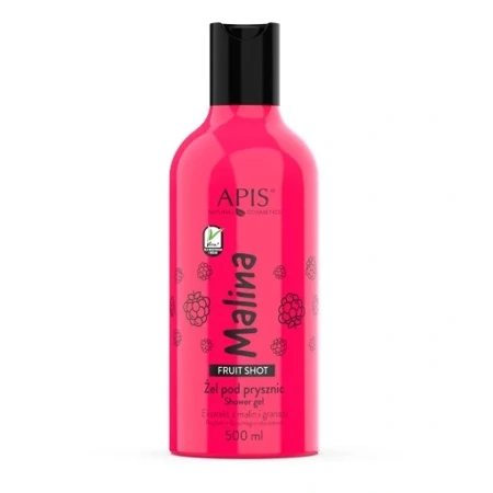 Apis Fruit Shot Shower Gel Raspberry Shower Gel 500ml