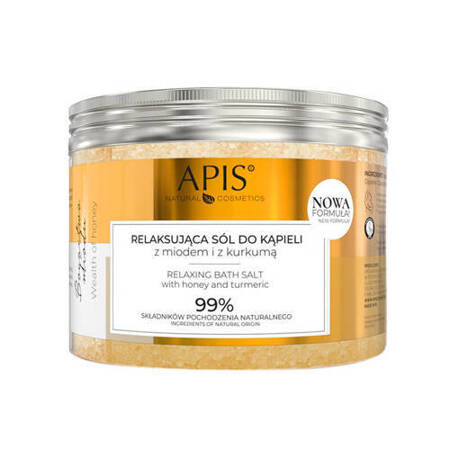 Apis Relaxing Bath Salt with Honey and Turmeric 650g