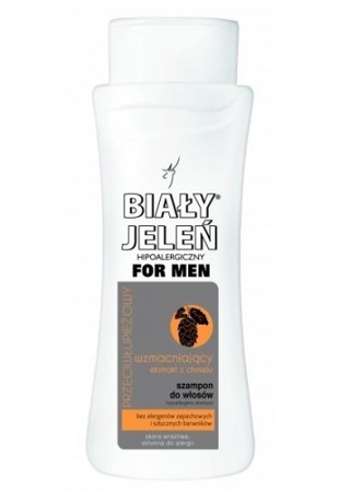 Biały Jeleń Hypoallergenic Shampoo with Hops for Men 300ml