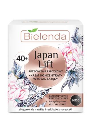 Bielenda Japan Lift 40+ Smoothing Anti-wrinkle Night Cream-concentrate 50ml