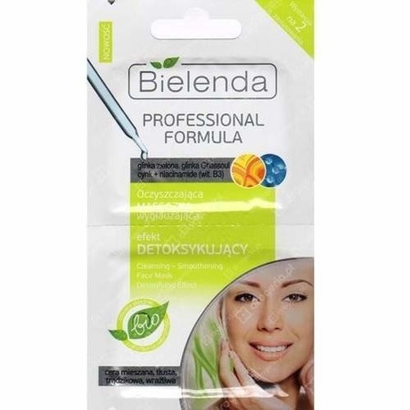 Bielenda Professional Formula Cleansing Smoothing Mask 2x5g