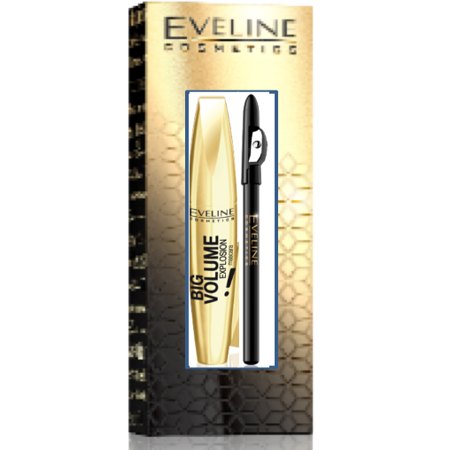 Eveline Big Volume Explosion Mascara and eyeliner pencil 