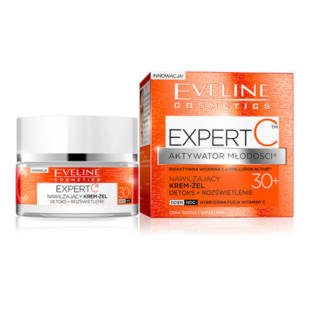 Eveline Expert C Moisturizing Cream Detox Gel Illumination Day Night 50ml