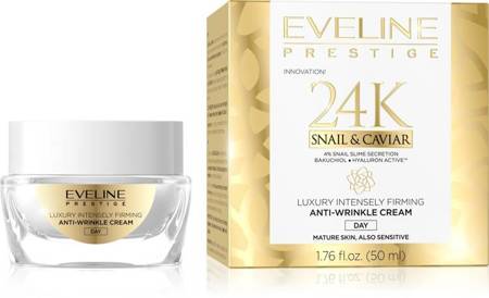 Eveline Prestige 24k Anti-wrinkle Day Cream Snail&Caviar 50ml