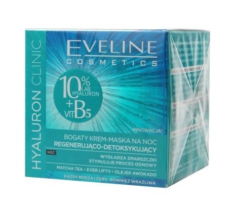 Hyaluron Clinic Face Cream Mask by Eveline 50 ml 