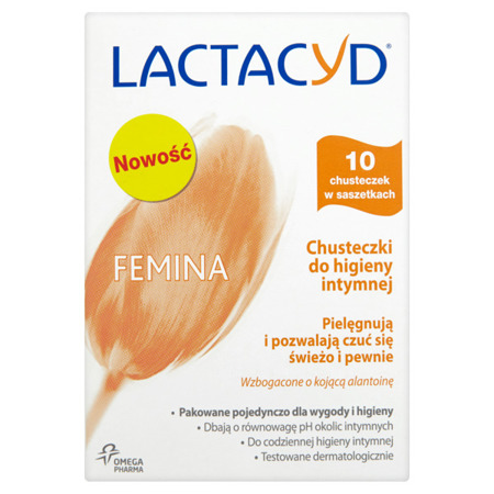 Lactacyd Femina Intimal Hygiene Wipes 10pcs