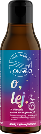 OnlyBio Hair In Balance Vegan Oil for High Porosity Hair with Linseed Oil 150ml