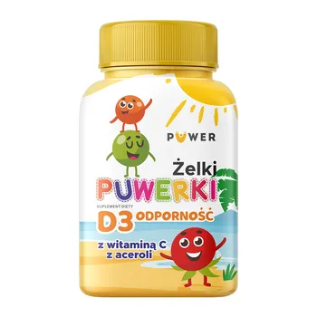 Puwerki D3 Immunity with Vitamin C from Acerola, Gummies, 50 pcs.