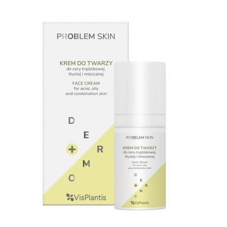 Vis Plantis face cream - acne-prone, oily and combination skin 30 ml.