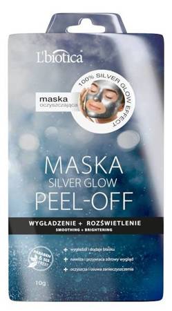  L'biotica Maska Silver Glow PEEL-OFF 10G 