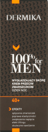 Dermika For Men 40 + Wygładzający SKórę Krem Przeciw Zmarszczkom Dzień/Noc 50 ml