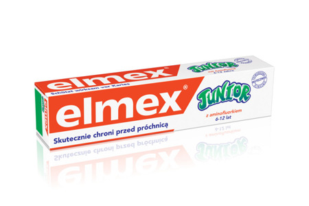 Elmex Junior Pasta Do Zębów Dla Dzieci Czyszczenie I Pielęgnacja Zębów 75 ml