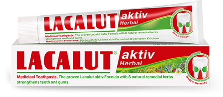 Lacalut Aktiv Herbal PASTA DO ZĘBÓW 75 ml