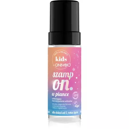 OnlyBio Kids Szampon w Piance Ułatwiający Rozczesywanie Włosów 150ml